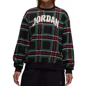 Jordan Plaid Crewneck Sweatshirt